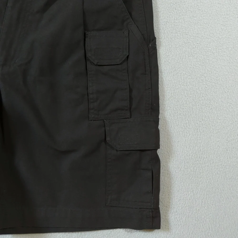 5.11 Tactical Series Cargo Shorts Mens 34 Black Cotton Canvas Utility 9